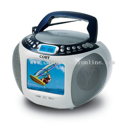 5 TFT PORTABLE DVD/CD/MP3 PLAYER WITH TV TUNER and DIGITAL AM/FM TUNER from China